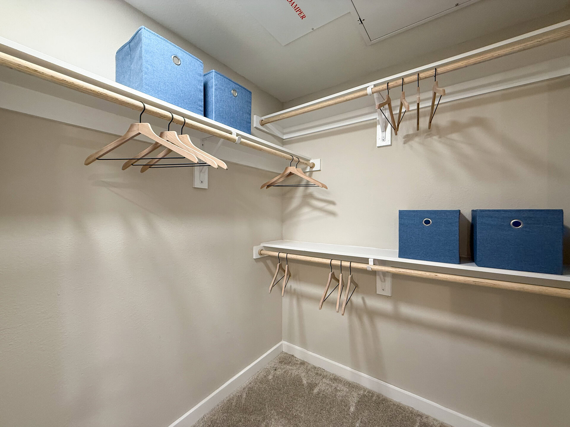 A Northeast San Antonio apartment closet