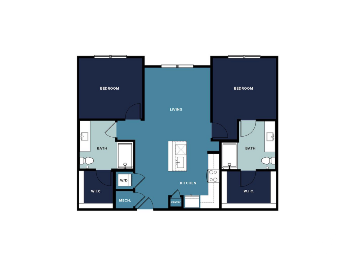 Northwest San Antonio apartment floor plan