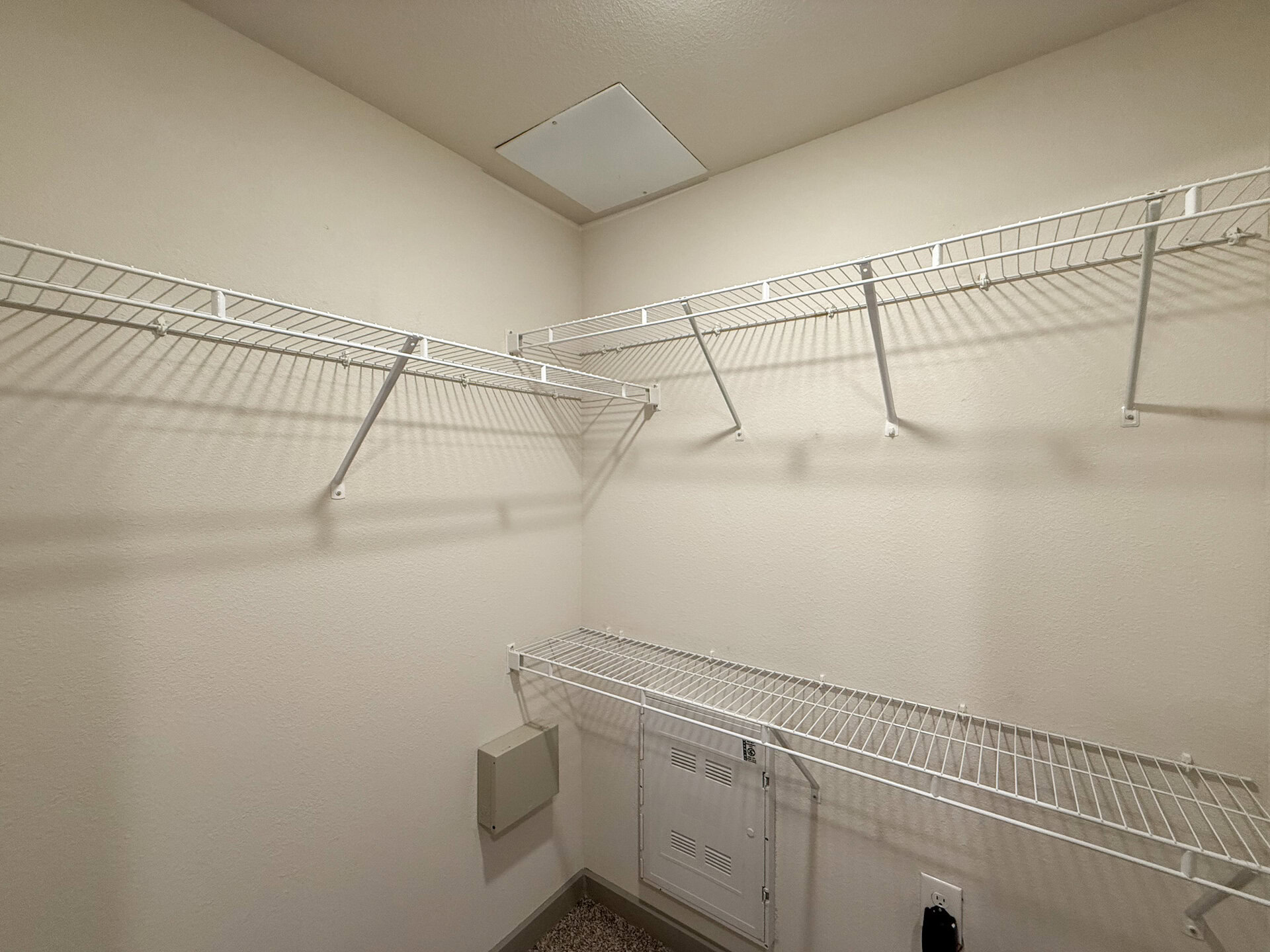 A San Antonio apartment closet
